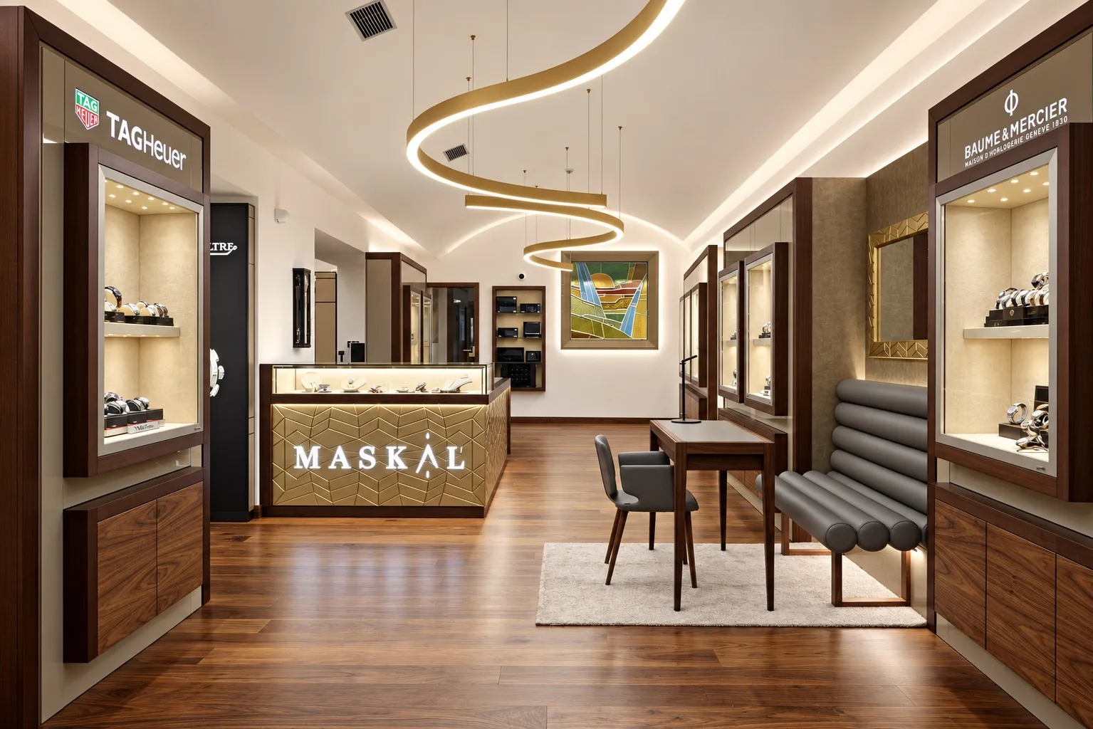 Luxusná predajňa s hodinárskym showroomom na mieru